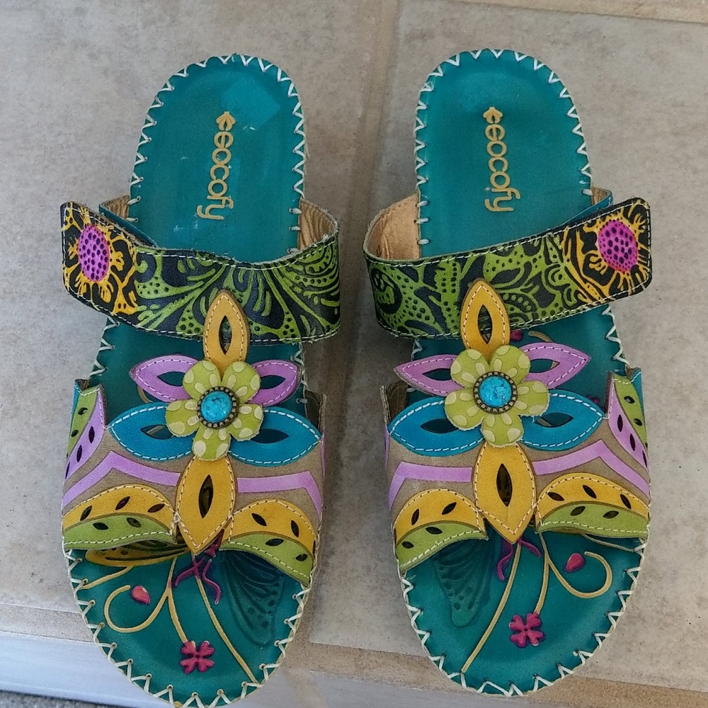 Colorful sandals